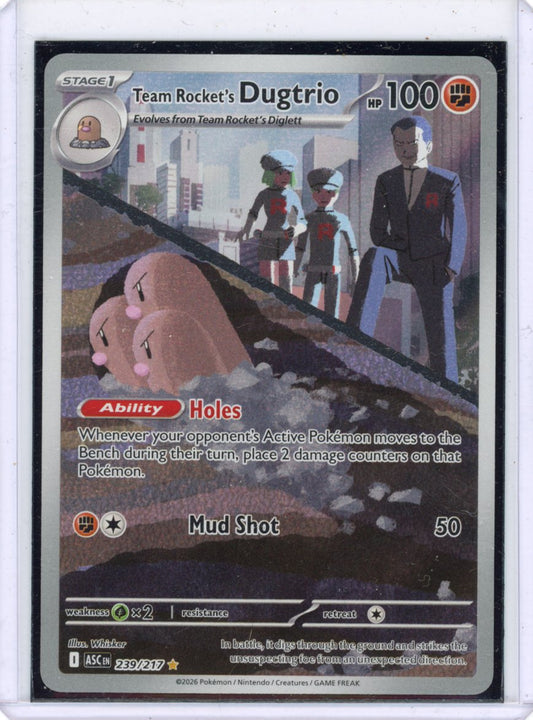 Team Rocket's Dugtrio - 239/217 - ME: Ascended Heroes