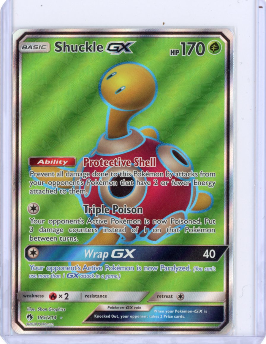Shuckle GX (Full Art) - SM - Lost Thunder