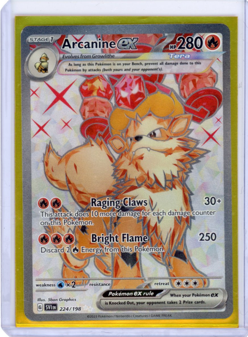 Arcanine ex - 224/198 - SV01: Scarlet & Violet Base Set