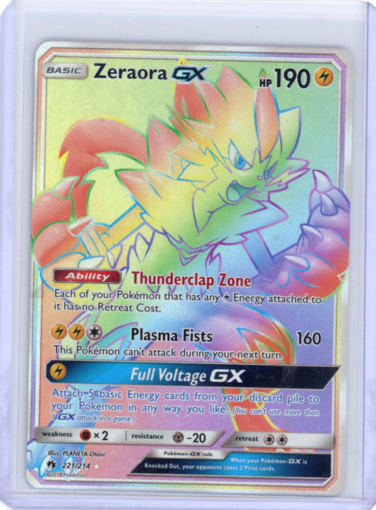 Zeraora GX 221/214 (Secret) - SM - Lost Thunder {DMG}