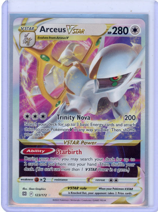 Arceus VSTAR 123/172- SWSH09: Brilliant Stars