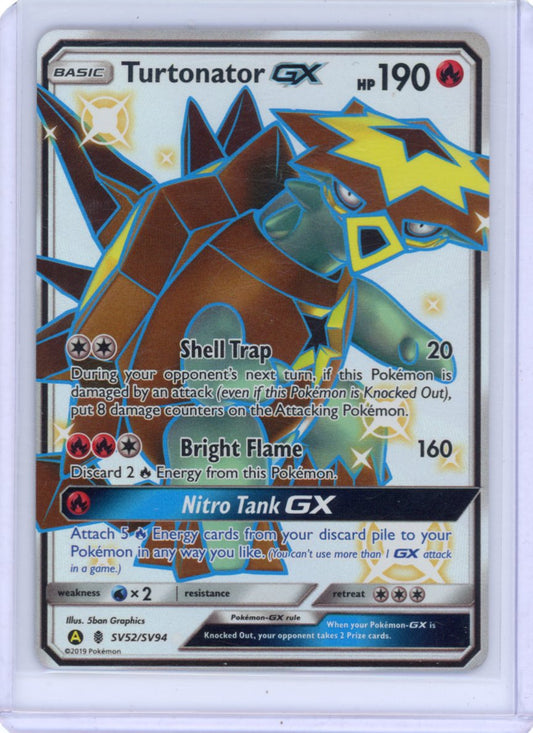 Turtonator GX SV52/SV94- Hidden Fates: Shiny Vault