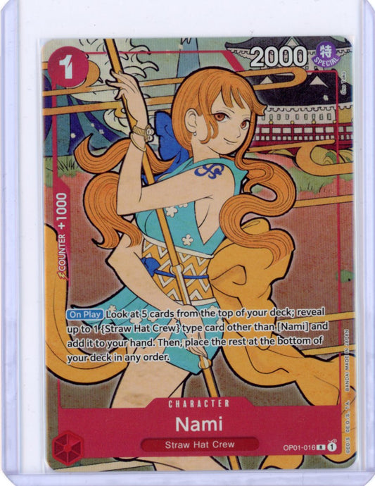 Nami (English Version 1st Anniversary Set) - One Piece Promotion Cards (LP)