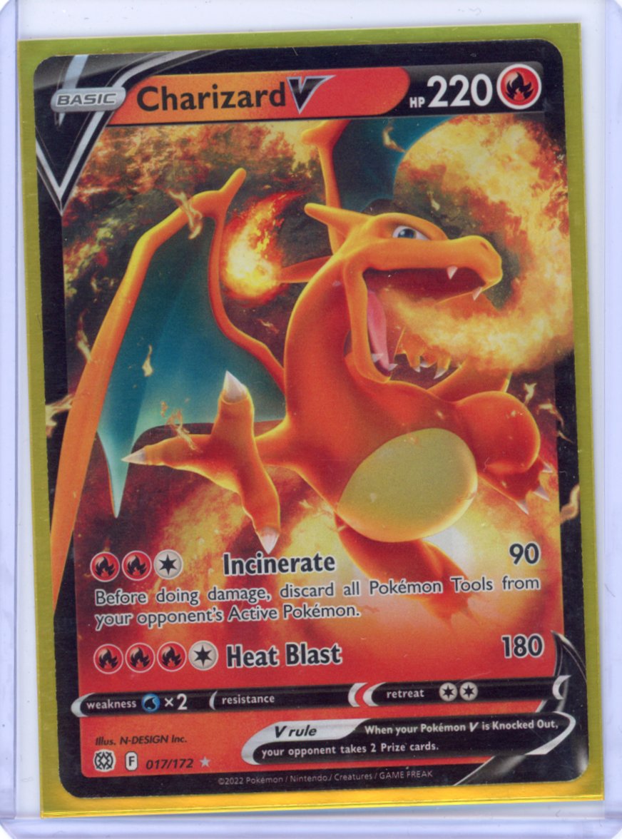 Charizard V 017/172- SWSH09: Brilliant Stars