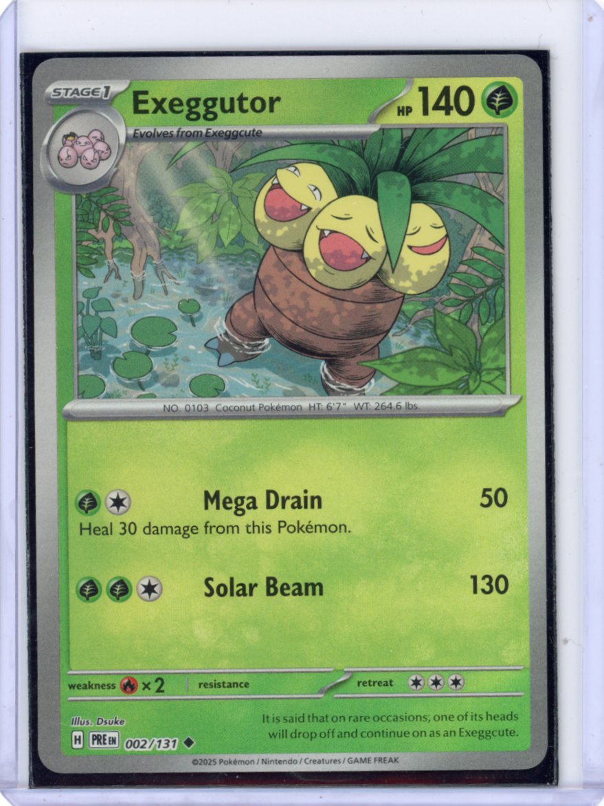 Exeggutor 002/131(Master Ball Pattern) - SV: Prismatic Evolutions