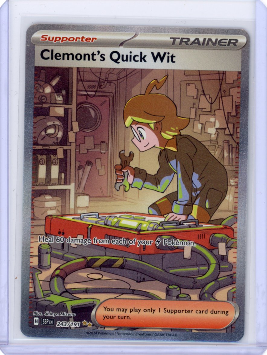 Clemont's Quick Wit - 243/191 - SV08: Surging Sparks