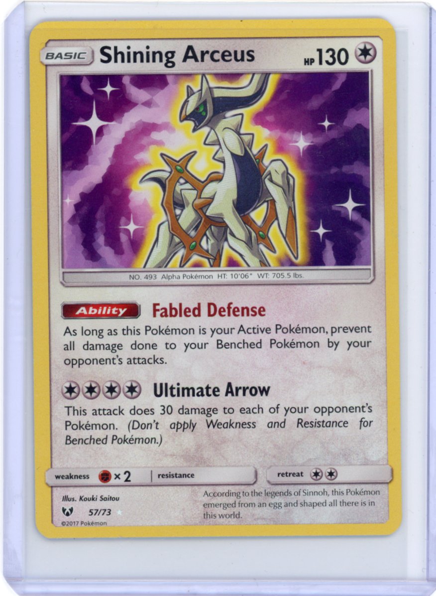 Shining Arceus 57- Shining Legends {LP}