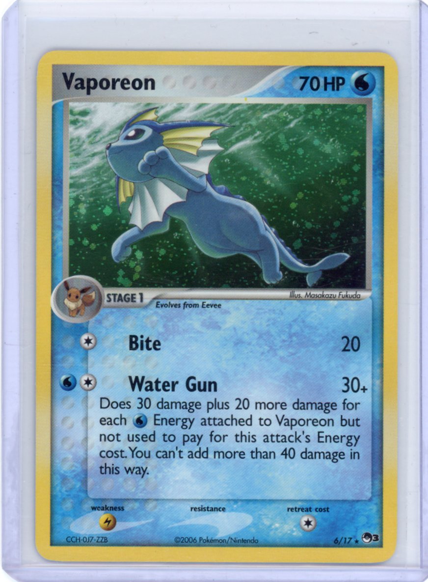 Vaporeon 6- POP Series 3