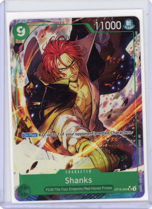 Shanks - ST16-004 (Alternate Art) - Premium Booster -The Best- Vol. 2