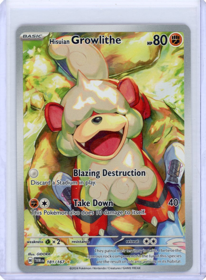 Hisuian Growlithe - 181/167 - SV06: Twilight Masquerade