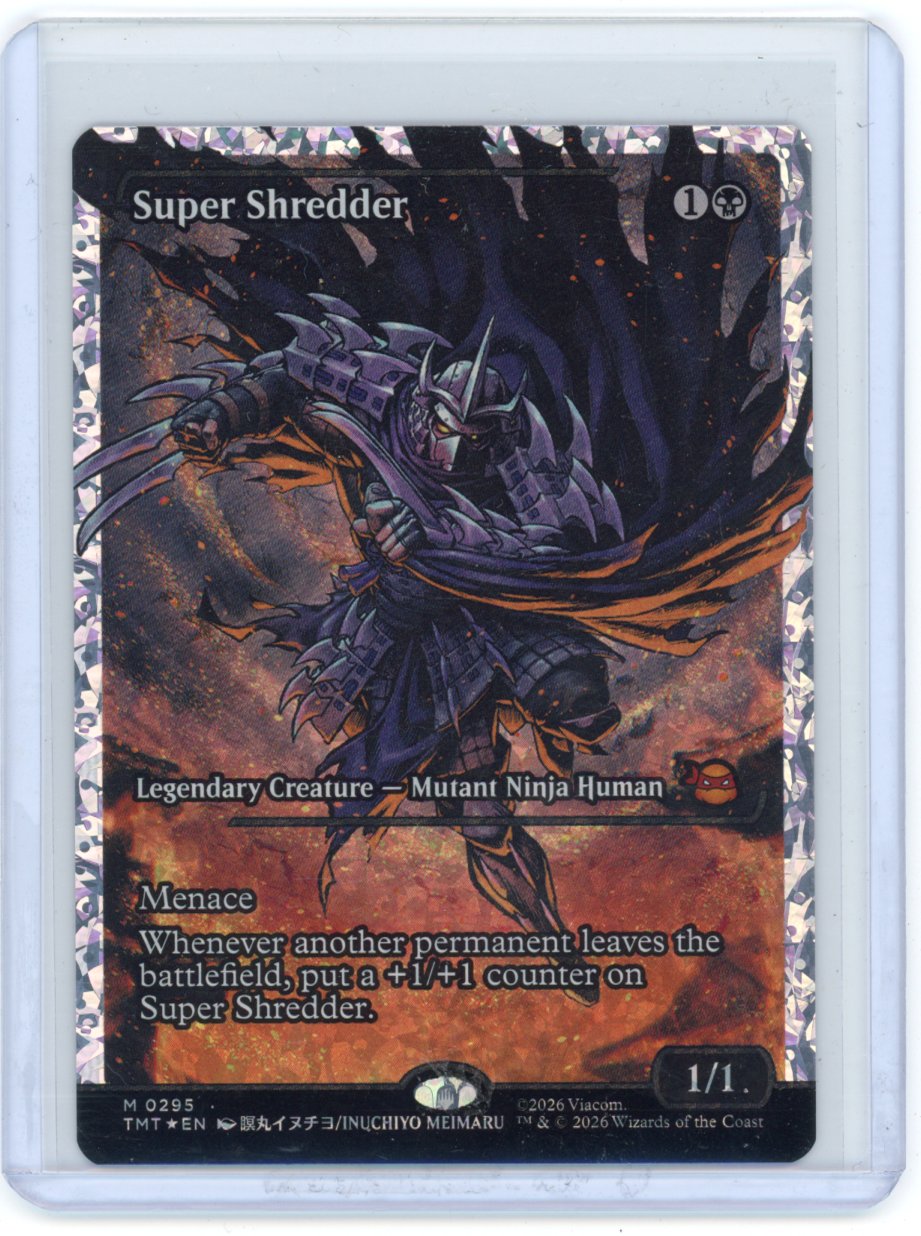 Super Shredder (Showcase) (Fracture Foil) - Teenage Mutant Ninja Turtles (TMT)