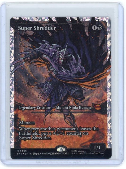 Super Shredder (Showcase) (Fracture Foil) - Teenage Mutant Ninja Turtles (TMT)