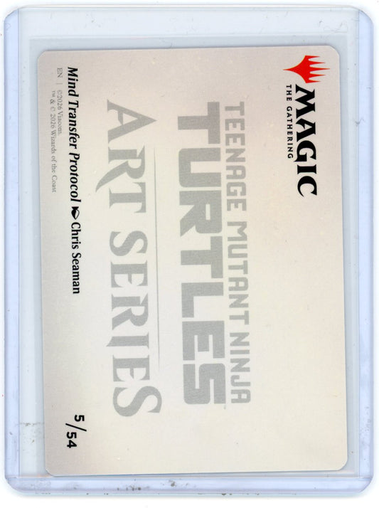 Mind Transfer Protocol Art Card (Gold-Stamped Signature) - Art Series: Teenage Mutant Ninja Turtles (ASTMT)