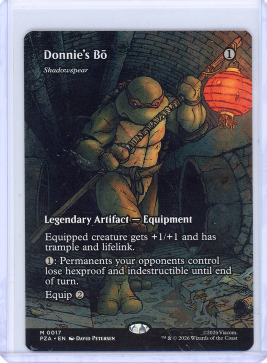 Donnie's Bo - Shadowspear (Borderless) - Teenage Mutant Ninja Turtles Source Material (PZA)