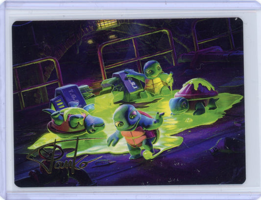 The Ooze Art Card (Gold-Stamped Signature) - Art Series: Teenage Mutant Ninja Turtles