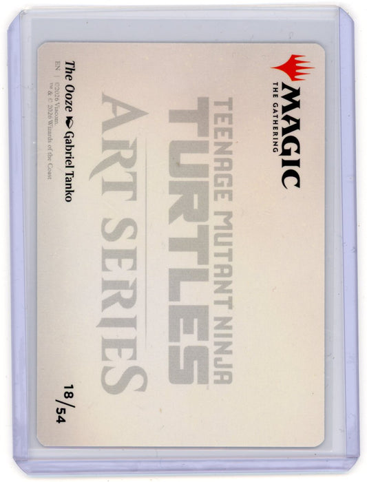 The Ooze Art Card (Gold-Stamped Signature) - Art Series: Teenage Mutant Ninja Turtles