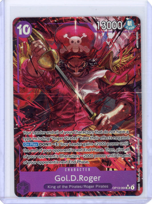 Gol.D.Roger (OP13-064) (Alternate Art) - Carrying On His Will
