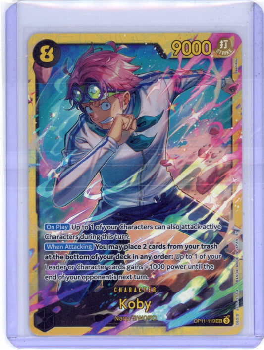 Koby (OP11-119) - A Fist of Divine Speed