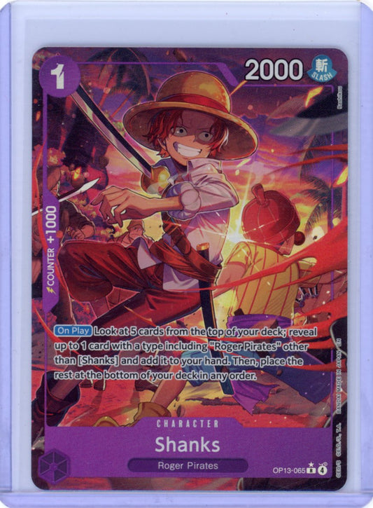 Shanks (OP13-065) (Alternate Art) - Carrying On His Will