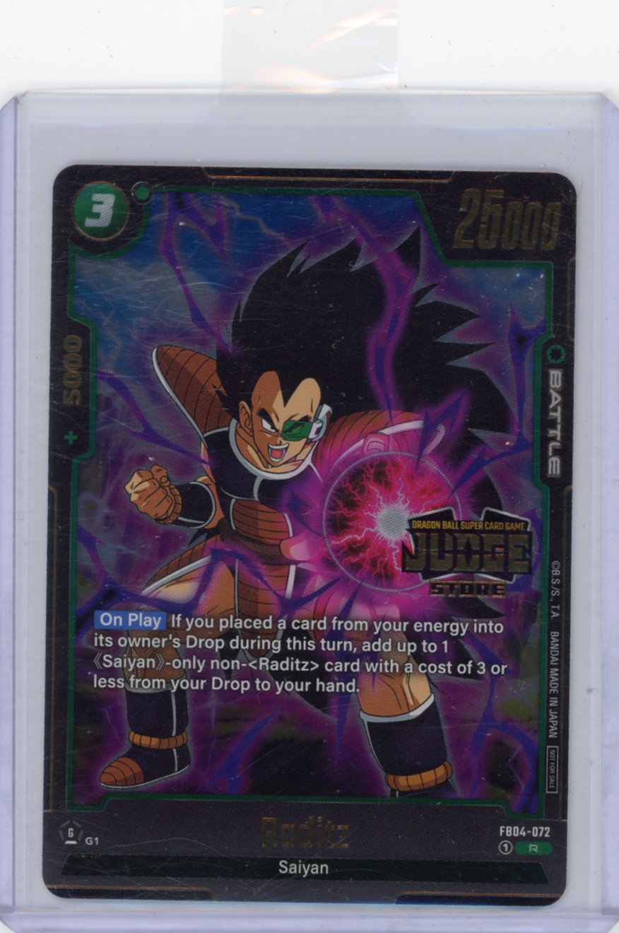 Raditz (Judge Pack (Event Judge) 03) - Tournament and Championship Promos (FB04-072)
