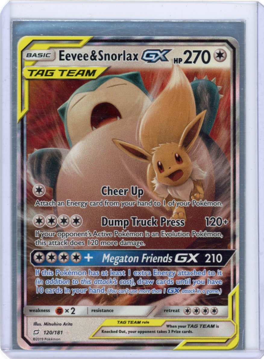 Eevee & Snorlax GX 120/181 - SM - Team Up