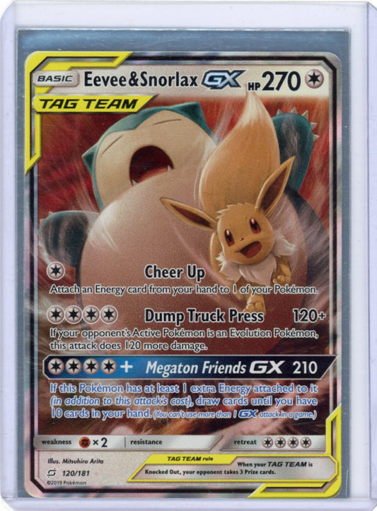 Eevee & Snorlax GX 120/181 - SM - Team Up