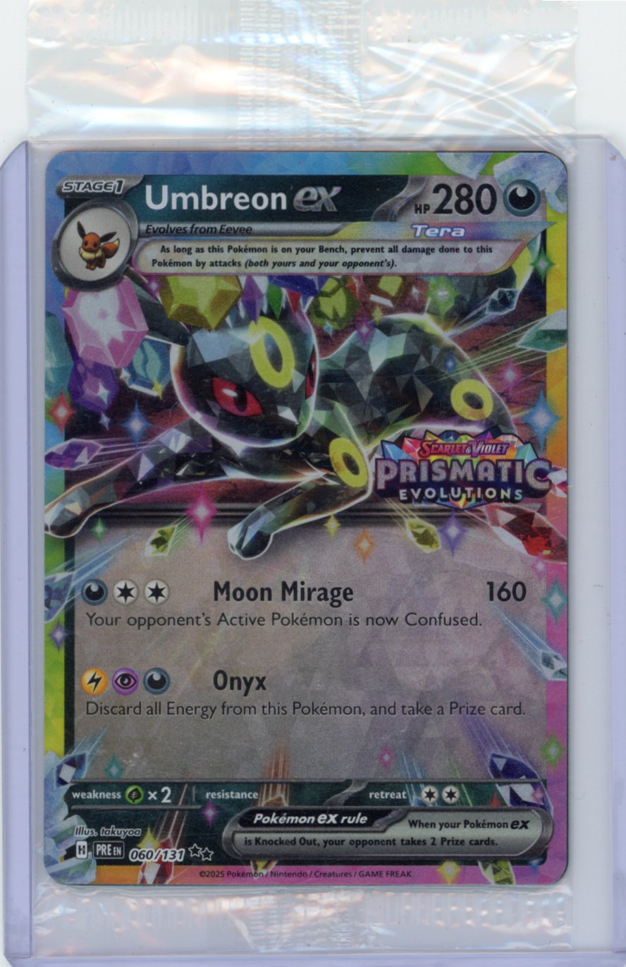 Umbreon ex - 060/131 (Prismatic Evolutions Stamp) - Miscellaneous Cards & Products {SEALED}