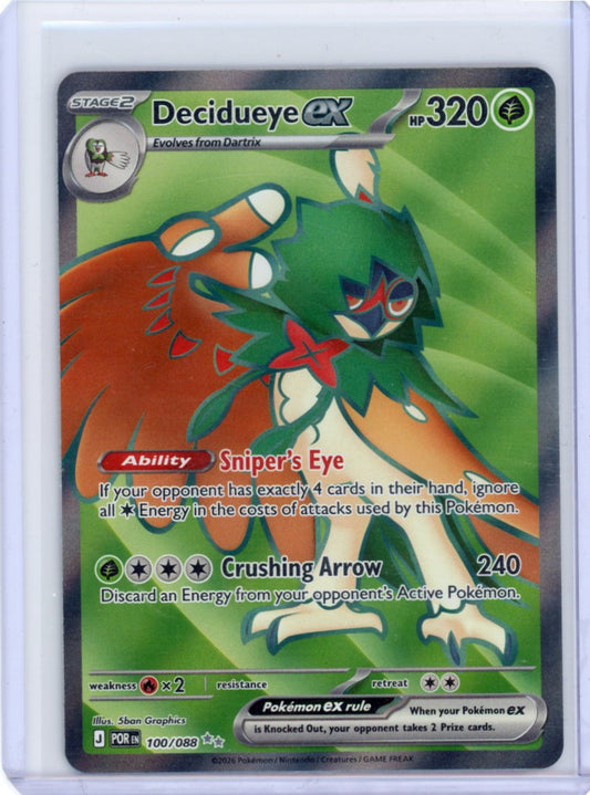 Decidueye ex - 100/088 - ME03: Perfect Order