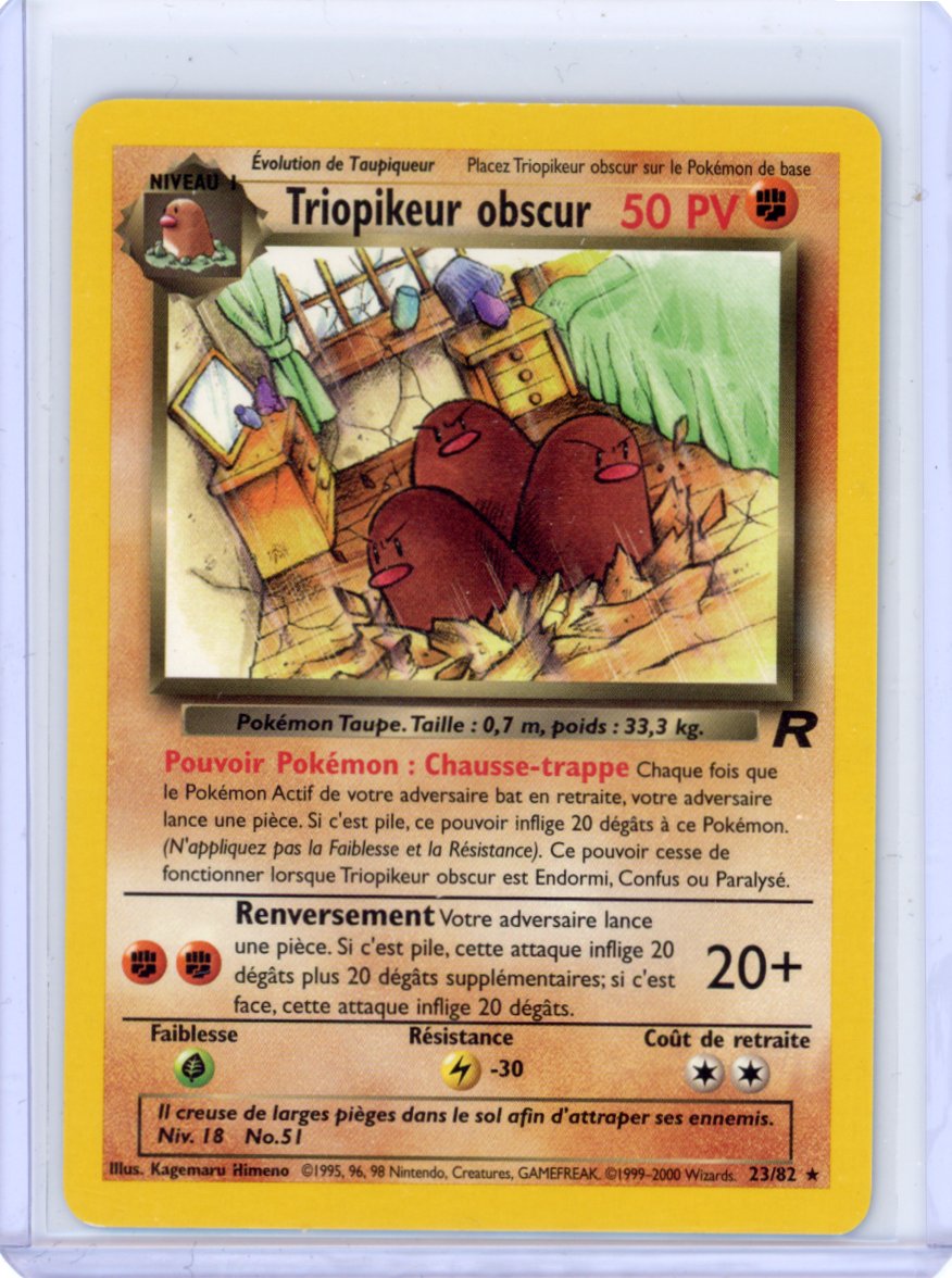Dark Dugtrio {FRENCH: Triopikeur Obscur} - (23/82) - Unlimited [HP]