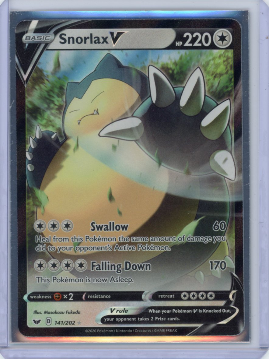 Snorlax V - SWSH01: Sword & Shield Base Set