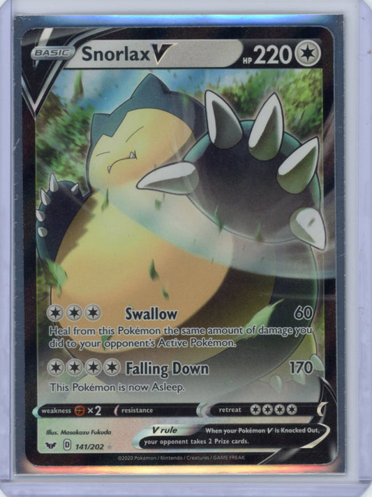 Snorlax V - SWSH01: Sword & Shield Base Set