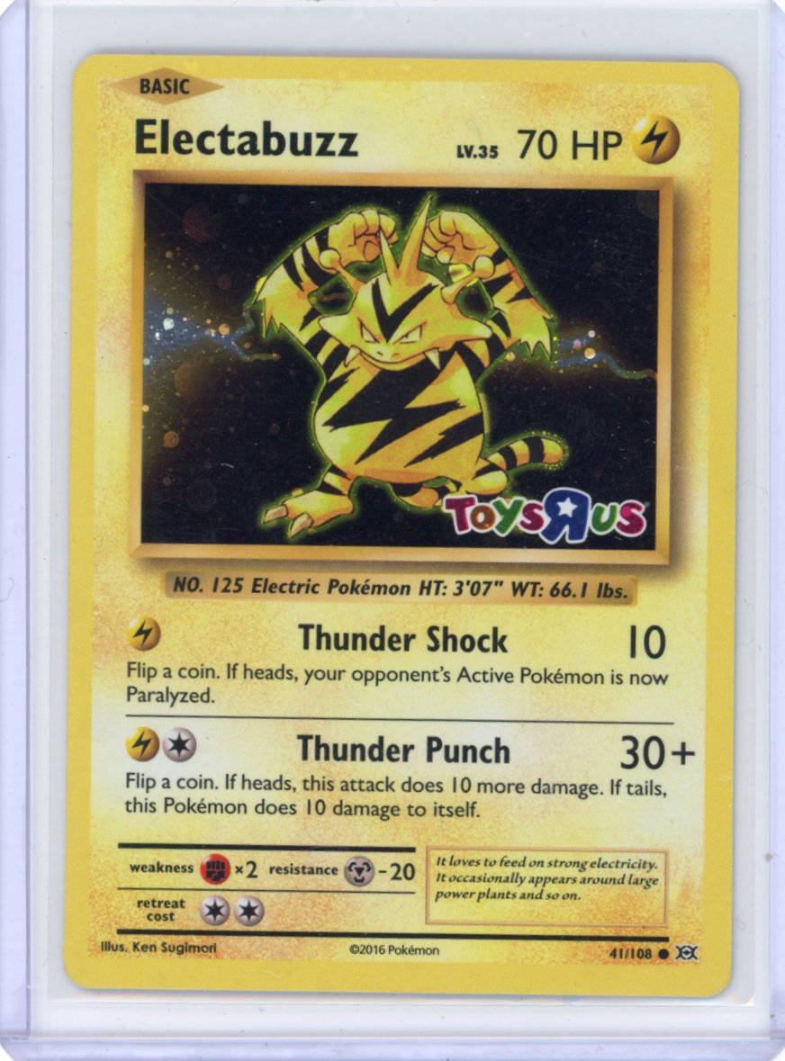 Electabuzz - 41/108 (Toys R Us Promo) - Miscellaneous Cards & Products [MP-]