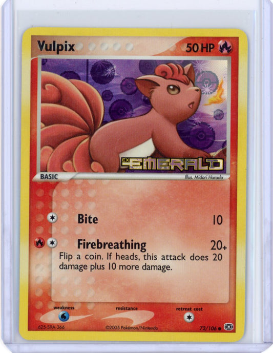 Vulpix - Emerald Reverse Holofoil [LP]