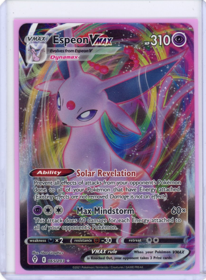 Espeon VMAX -065/203- SWSH07: Evolving Skies