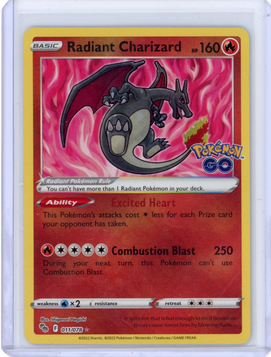 Radiant Charizard - Pokemon GO - 011/078