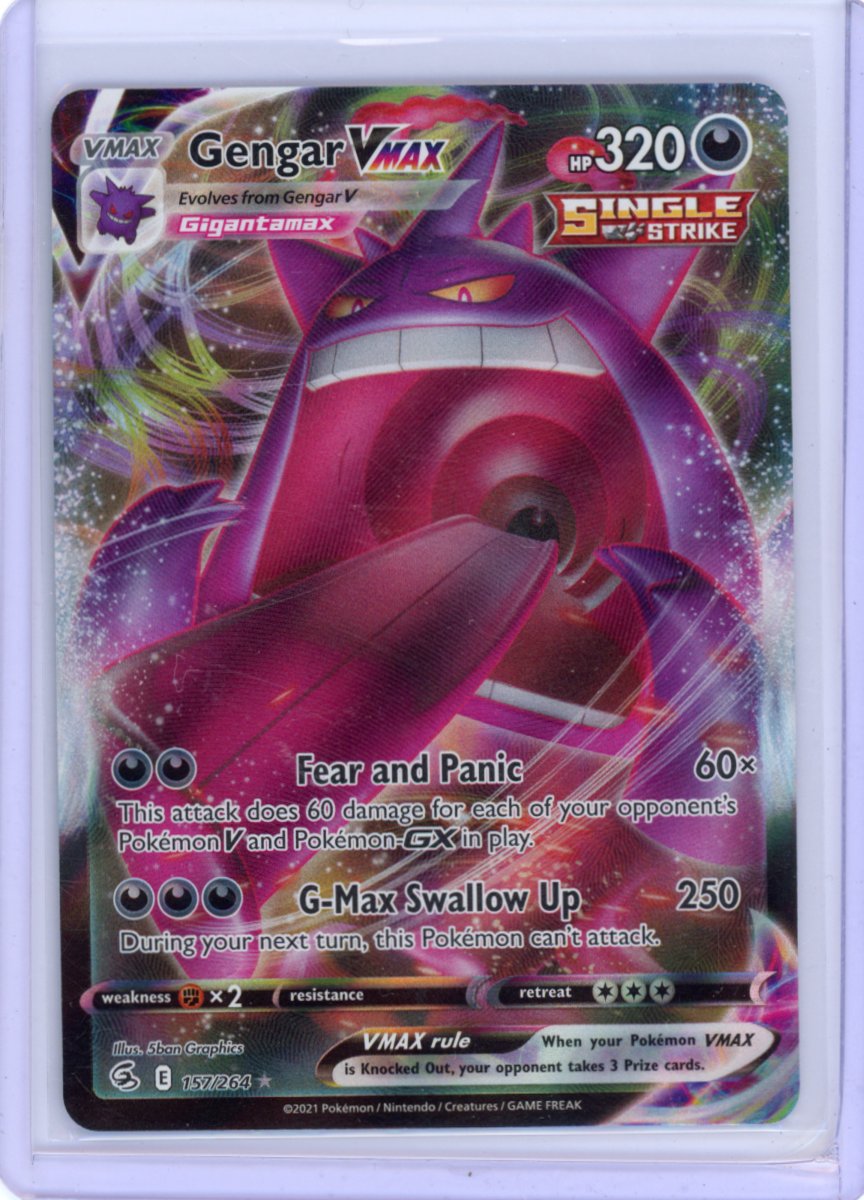 Gengar VMAX - 157/264 -SWSH08: Fusion Strike