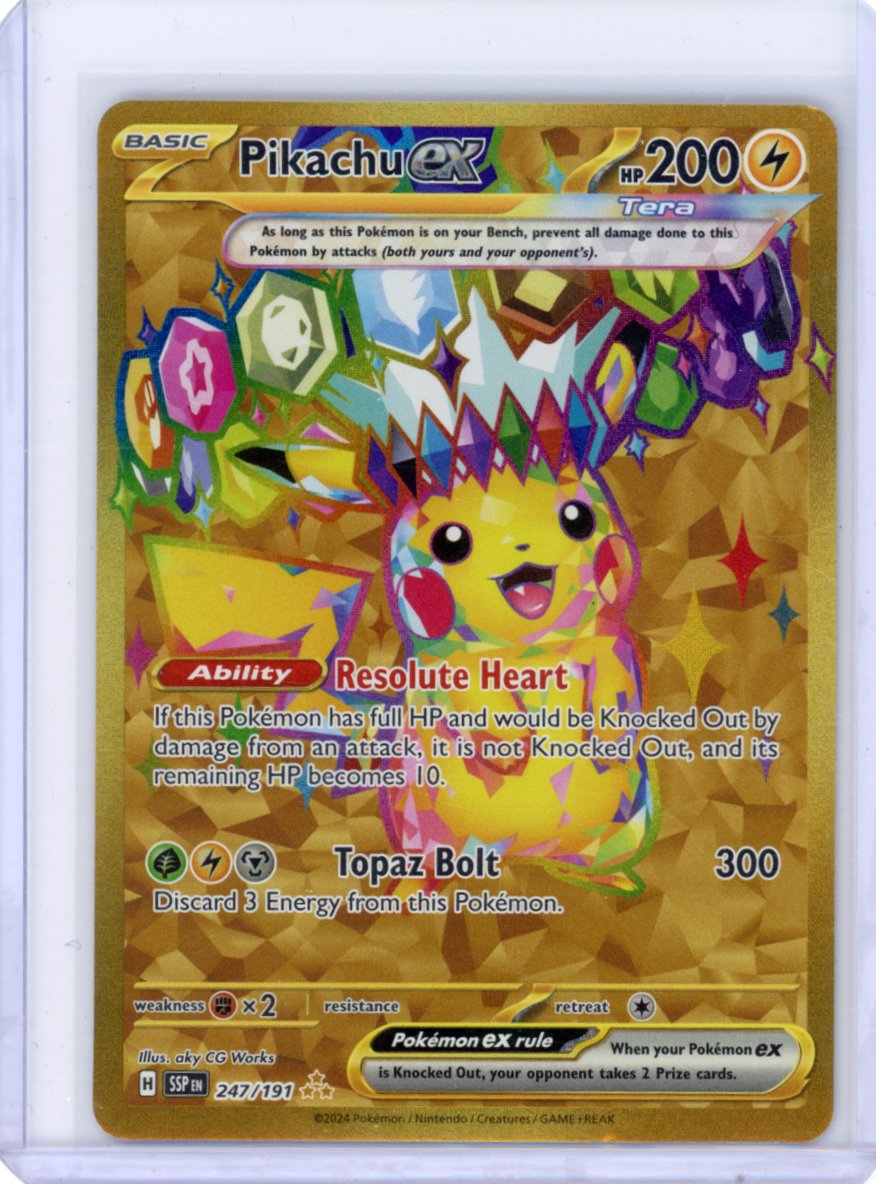 Pikachu Ex 247/191 - Surging Sparks
