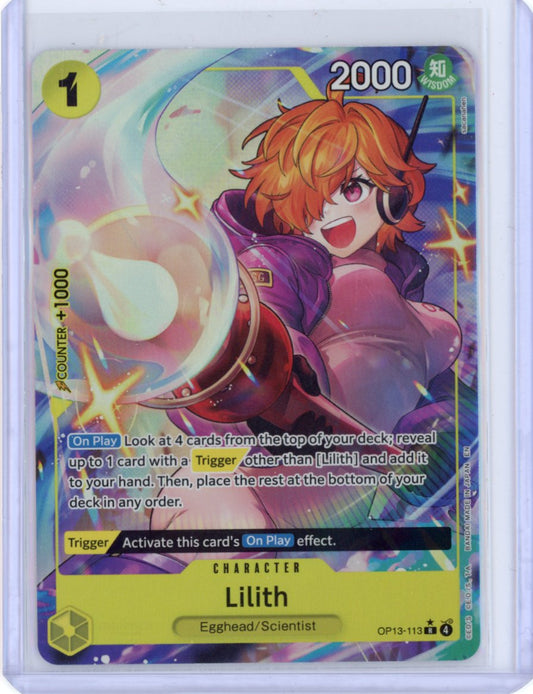 Lilith (Alternate Art) - Carrying On His Will (OP13)