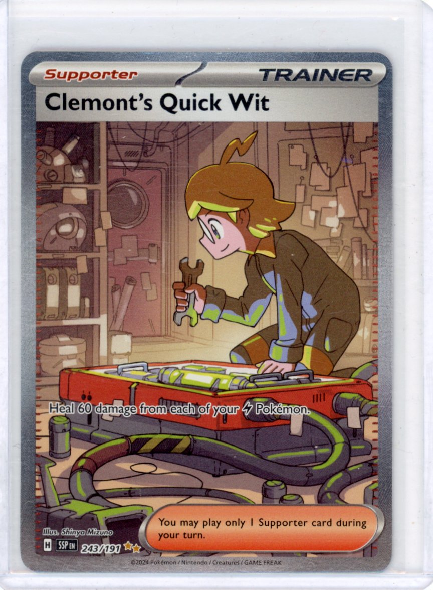 Clemont's Quick Wit - 243/191 - SV08: Surging Sparks