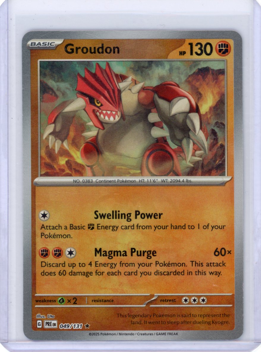 Groudon (Master Ball Pattern) - SV: Prismatic Evolutions