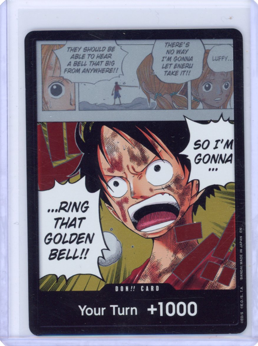 DON!! Card (Luffy) - Adventure on Kami's Island