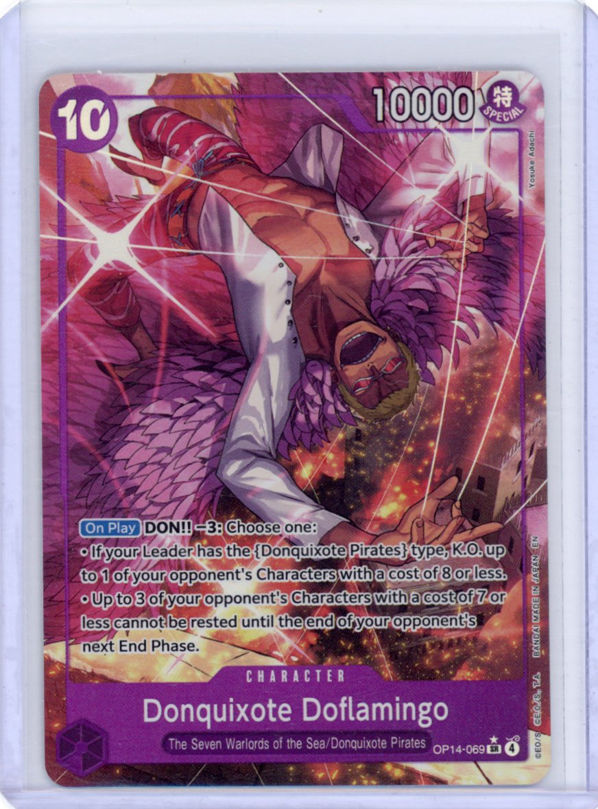 Donquixote Doflamingo - OP14-069 (Alternate Art) - The Azure Sea's Seven