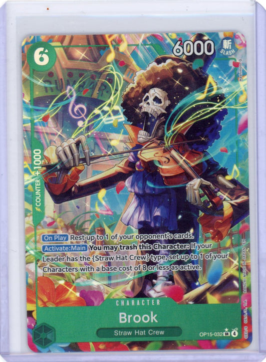 Brook (OP15-032) (Alternate Art) - Adventure on Kami's Island - Straw Hat Crew