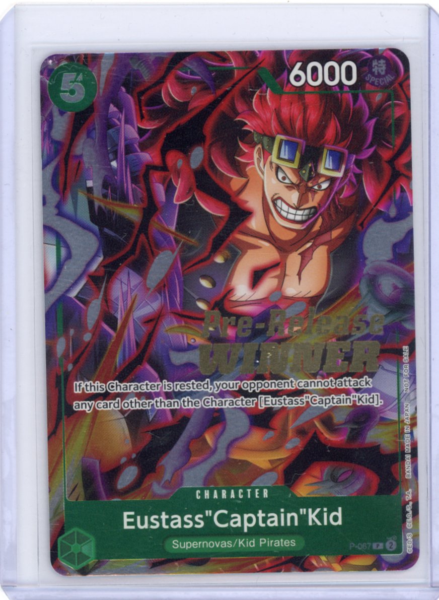 Eustass"Captain"Kid (OP-07 Pre-Release Tournament) [Winner] - One Piece Promotion Cards