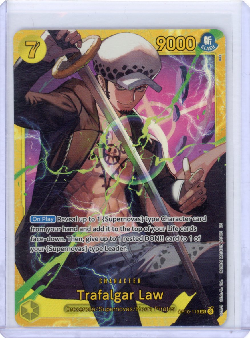 Trafalgar Law - OP10-119 (Reprint) - Premium Booster -The Best- Vol. 2