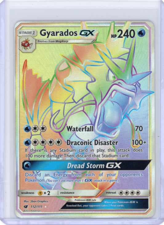 Gyarados GX (Secret) - SM - Crimson Invasion [NM-]