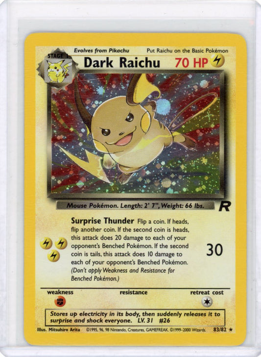 Dark Raichu - Team Rocket #83 [HP]