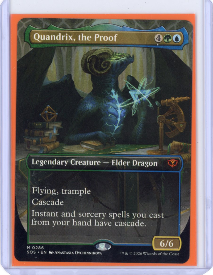 Quandrix, the Proof (Borderless) - Secrets of Strixhaven