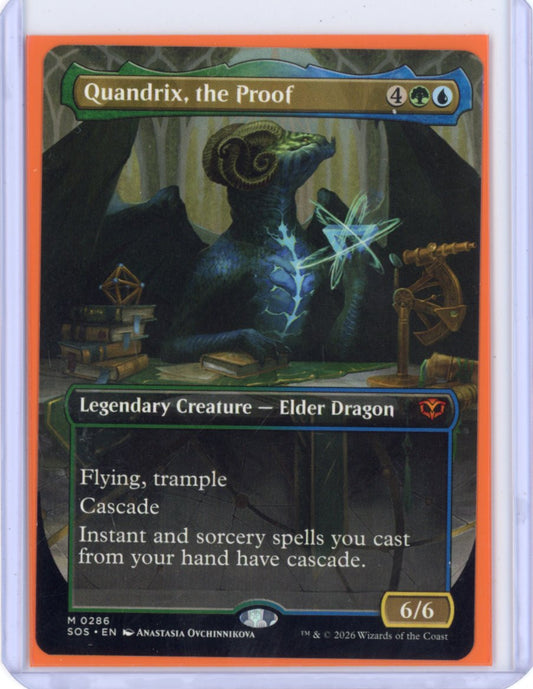 Quandrix, the Proof (Borderless) - Secrets of Strixhaven