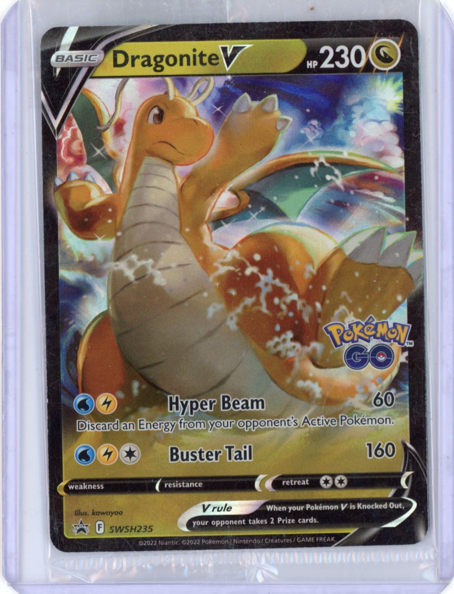 Dragonite V SWSH235 & VSTAR SWSH236 - Pokemon Go - Sealed Pokémon Promo [SEALED]